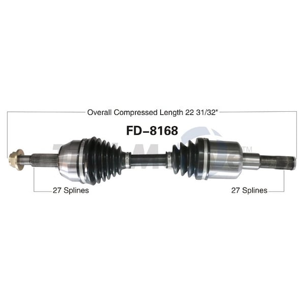 Surtrack Axle Cv Axle Shaft, Fd-8168 FD-8168 - main